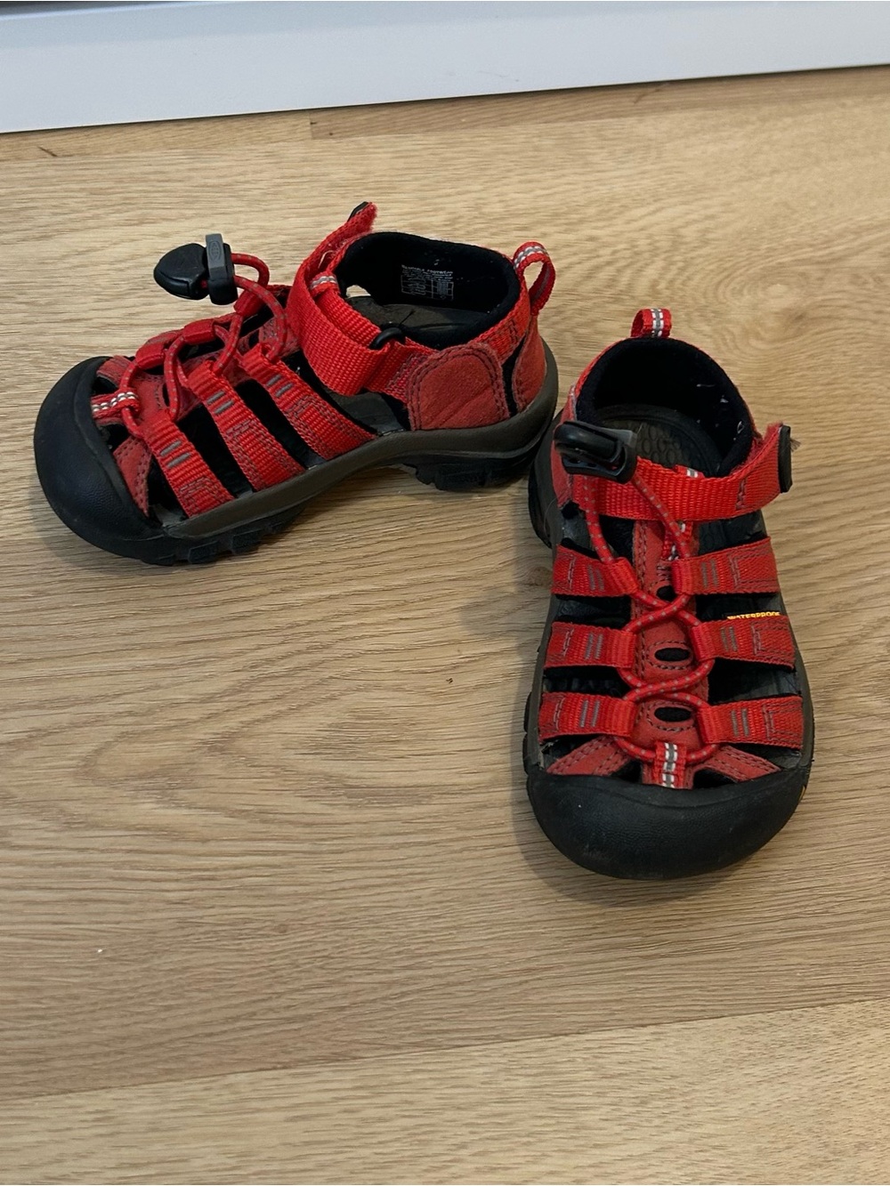 Red Keen Sandals